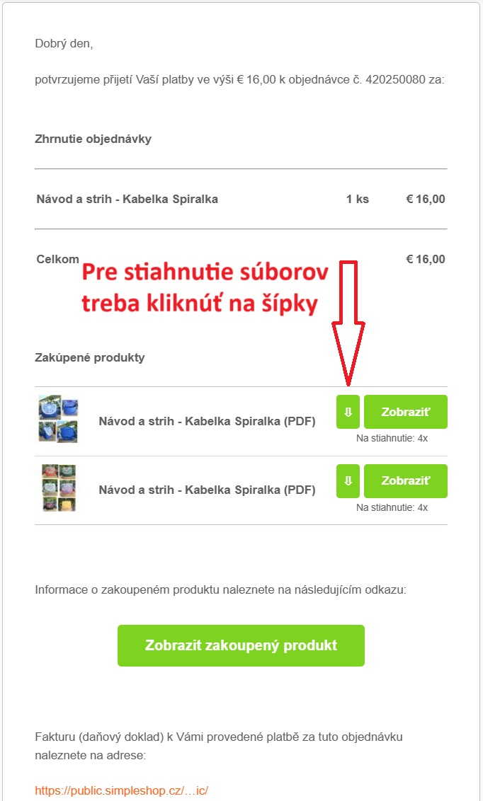 Návod na stiahnutie strihu a návodu-SPIRALE Manos Creativas